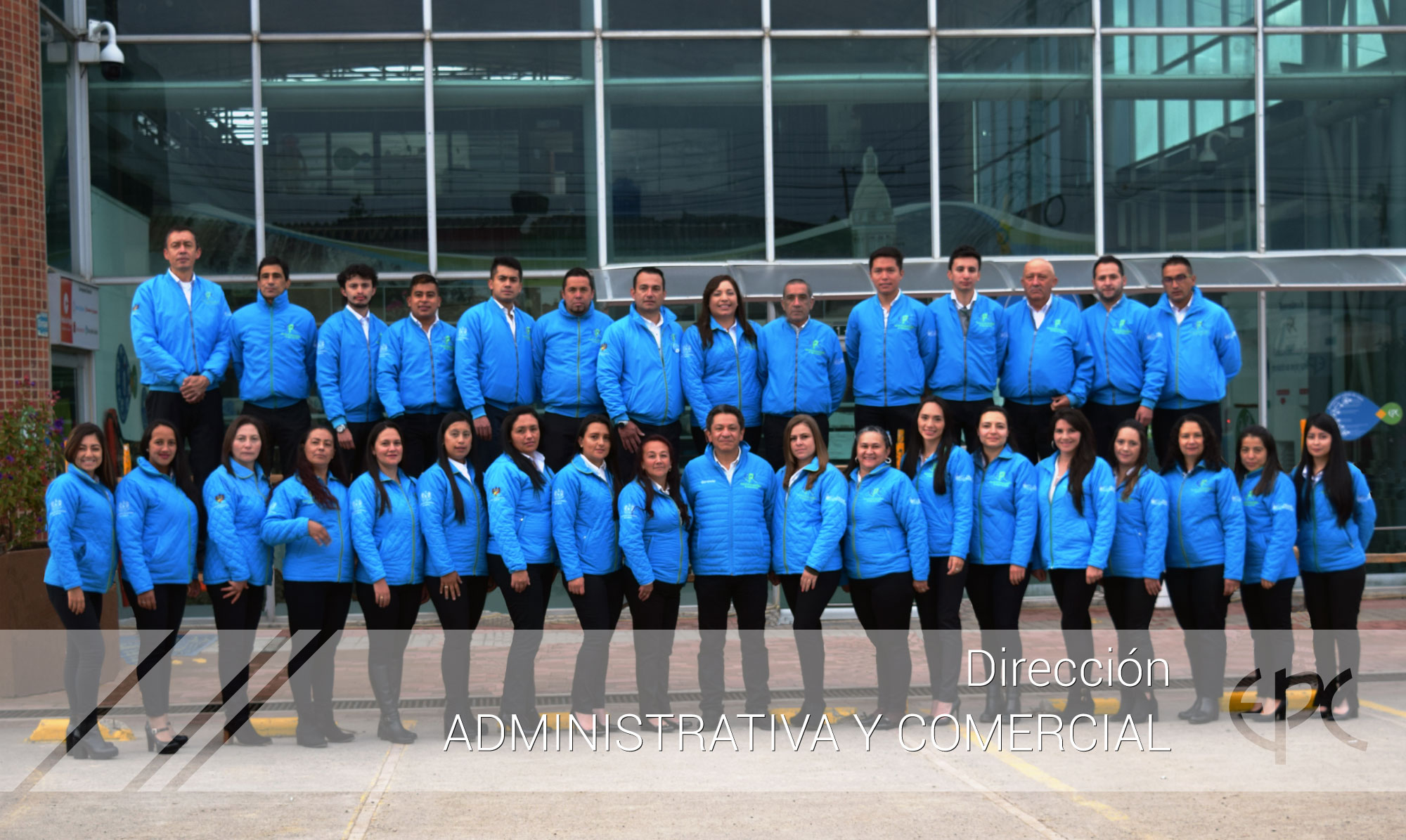 Equipo de las direcciones Administrativa y Comercial de la Empresa de Servicios Públicos de Cajicá