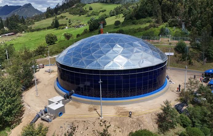 Nuevo tanque de abastecimiento de agua de Cajicá